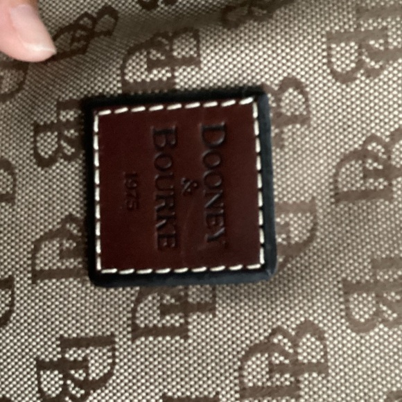 Dooney & Bourke Tan Monogram Shoulder Bag - Picture 7 of 10